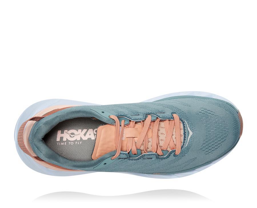 Zapatillas Running Hoka One One Mujer - Elevon 2 - Azules - XET932187